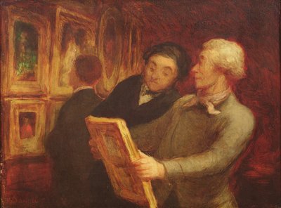 Der Amateurmaler von Honoré Daumier